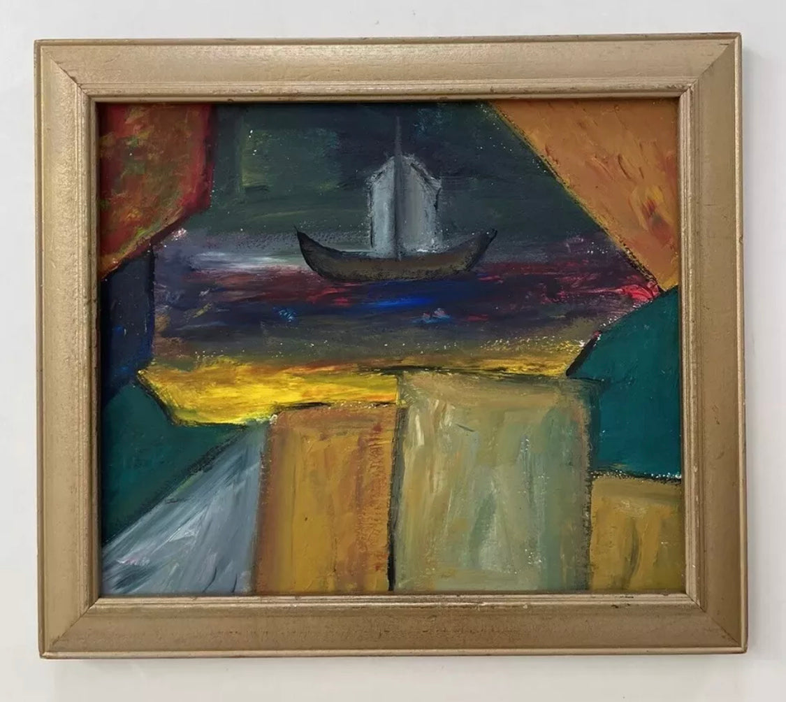 Scandi Seascape - Mid Century