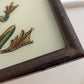 Small Frog Glass Art - Contemporary with Vintage Frame